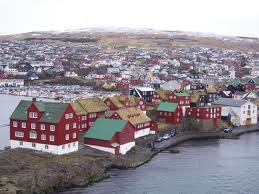 Photo of the city of Torshavn